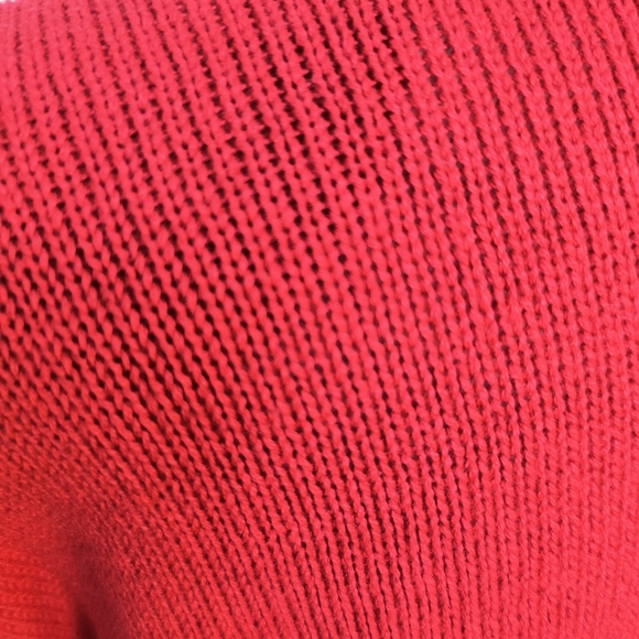 Vintage VICTORIA HARBOUR Geometric Rainbow Cardigan Sweater Women Sz M - Picture 7 of 11